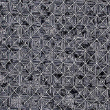 Benzara 90 X 63 Inch Fabric Rug with Diamond Tweed Pattern and Jute Backing, Gray BM214125 Gray Fabric BM214125