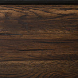 Benzara 1 Drawer Contemporary Nightstand with Open Shelf and Metal Base, Brown BM214853 Brown Solid Wood, Veneer, Metal BM214853
