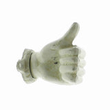 Metal Thumbs Up Wall Mounting Hand, Antique White