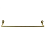 Metal Wall Bar with Holes, Brass