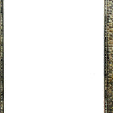 Benzara Rectangular Wall Mirror with Gravel Mosaic Border, Brown BM218355 Brown Wood and Mirror BM218355