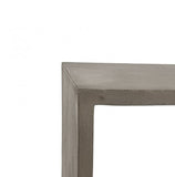 Benzara Contemporary Parsons Style Concrete End Table, Gray - BM219247 BM219247 Gray Concrete BM219247