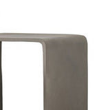 Benzara Contemporary Style Concrete Cube Shelf with Curved Edges, Gray - BM219259 BM219259 Gray Concrete BM219259