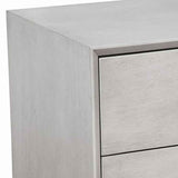 Benzara Mid Century Modern Wooden Nightstand with 2 Drawers and Slanted Legs, Gray BM220516 Gray Solid Wood, Veneer BM220516