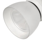 Benzara 10W Integrated LED Track Fixture with Polycarbonate Head, White BM220640 Muticolor Metal, Polycarbonate BM220640