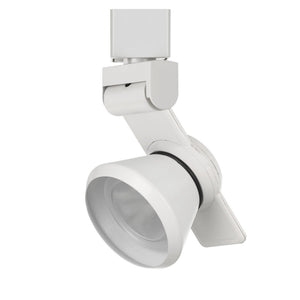 Benzara 12W Integrated LED Metal Track Fixture with Dimmer Feature, White BM220691 White Metal BM220691