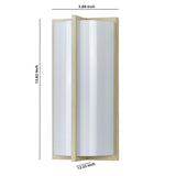 Benzara Cylindrical Shaped Metal PLC Wall Lamp with 3D Design Trim,Set of 4, White BM220706 White Metal, Acrylic BM220706