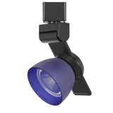 Benzara 12W Integrated Metal and Polycarbonate LED Track Fixture, Black and Blue BM220780 Black, Blue Metal, Polycarbonate BM220780