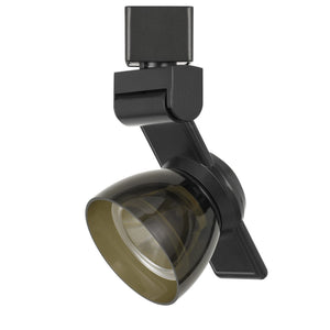 Benzara 12W Integrated LED Track Fixture with Polycarbonate Head, Black BM220791 Black Metal, Polycarbonate BM220791