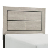 Benzara Transitional Style Wooden Twin Bed with Panel Design, Light Brown BM222580 Brown Faux Veneer, Solid Wood BM222580