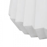 Benzara Icositetragon Concrete Coffee Table with Multiple Faceted Sides, White BM223468 White Concrete BM223468