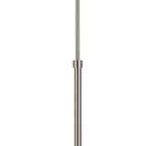 Benzara 10W LED Adjustable Metal Floor Lamp with Swing Arm, Chrome BM224744 Chrome Metal BM224744