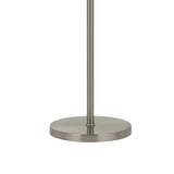 Benzara 10W LED Adjustable Metal Floor Lamp with Swing Arm, Chrome BM224744 Chrome Metal BM224744