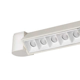 Benzara 20 W Integrated LED Linear Design Track Fixture with Dimmer Feature, White BM224760 White Metal BM224760