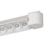 Benzara 20 W Integrated LED Linear Design Track Fixture with Dimmer Feature, White BM224760 White Metal BM224760