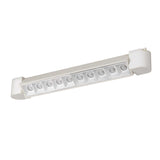 Benzara 20 W Integrated LED Linear Design Track Fixture with Dimmer Feature, White BM224760 White Metal BM224760