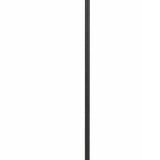 Benzara Metal Body Floor Lamp with Adjustable Arm and Textured Glass Shade, Black BM224890 Black Metal and Glass BM224890