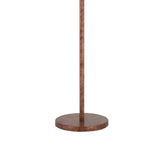 Benzara Metal Body Floor Lamp with 2 Adjustable Arms and Metal Shades, Bronze BM224901 Bronze Metal BM224901