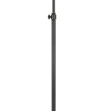 Benzara 60 Watt Metal Lamp with Adjustable Pole and Bowl Shade, Black BM224941 Black Metal BM224941