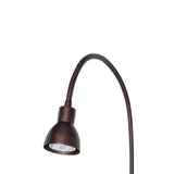 Benzara Metal Round Wall Reading Lamp with Plug In Switch, Bronze BM225089 Bronze Metal BM225089