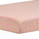 Benzara Twin Size Mattress with Hyperstretch Knit Cover and Pillow, Pink BM227221 Pink Foam, Fabric BM227221