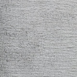 Benzara Rectangular Hand Tufted Fabric Rug with Textured Details, Medium, Gray BM227515 Gray Fabric BM227515