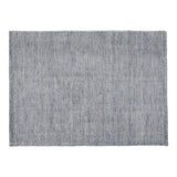 Benzara Rectangular Polyester Rug with Low Pile and Solid Color, Medium, Gray BM227536 Gray Fabric BM227536