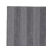 Benzara Rectangular Polypropylene Rug with Stripe pattern, Large, Dark Gray BM227537 Gray Fabric BM227537