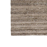 Benzara Handwoven Fabric Rug with Soft Piles Stripes and Shag Design, Large, Brown BM227665 Brown Fabric BM227665