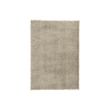 Machine Woven Shag Design Rug with Ultra Thick Pile, Large, Beige