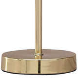 Benzara Metal Table Lamp with Sequined Shade, Multicolor BM231431 Multicolor Metal BM231431