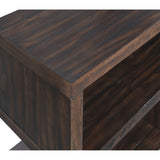 Benzara 70 Inch Contemporary Wooden TV Stand with Flat Base, Brown BM231519 Brown Wood BM231519