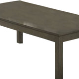 Benzara 3 Piece Transitional Coffee Table and End Table with Block Legs, Gray BM233095 Gray Wood and Veneer BM233095