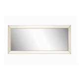 Benzara Rectangular Shaped Floor Mirror with Beveled Edge, Silver BM233236 Silver Mirror BM233236