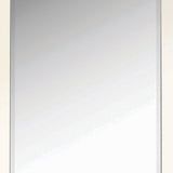 Benzara Rectangular Shaped Floor Mirror with Beveled Edge, Silver BM233236 Silver Mirror BM233236