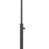 Benzara Downbridge Design Floor Lamp with Cement Block Base, Bronze BM233407 Bronze Metal, Cement BM233407