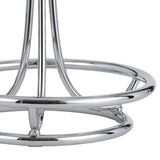 Benzara Metal Corkscrew Design Table Lamp with Pull Chain Switch, Silver BM233408 Silver Metal, Fabric BM233408