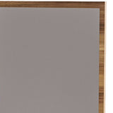 Benzara Rectangular Wooden Frame Mirror with Grain Details, Oak Brown BM233595 Brown Mirror, Solid wood BM233595