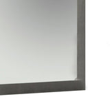 Benzara Rectangular Mirror with Faux Concrete Frame, Gray BM233598 Gray Faux concrete, Mirror BM233598