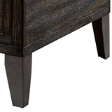 Benzara Lift Top Wooden Coffee Table with 2 Drawers, Brown BM233799 Brown Solid wood BM233799