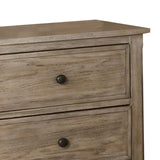 Benzara 2 Drawer Wooden Nightstand with USB Slot, Gray BM240046 Gray Solid Wood, Veneer BM240046