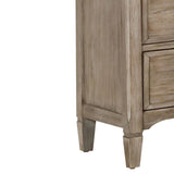 Benzara 2 Drawer Wooden Nightstand with USB Slot, Gray BM240046 Gray Solid Wood, Veneer BM240046