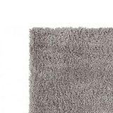 Benzara Rug with Soft Fabric and Jute Backing, Gray BM252777 Gray Fabric BM252777