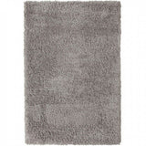 Benzara Rug with Soft Fabric and Jute Backing, Gray BM252777 Gray Fabric BM252777