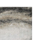 Benzara Rug with Soft Fabric and Galaxy Print, Gray BM252792 Gray Fabric BM252792