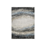 Rug with Soft Fabric and Galaxy Print, Multicolor