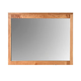 Mirror with Durable Lacquer Top Coat, Light Oak