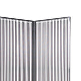 Benzara 2 Panel Foldable Room Divider with Vertical Metal Design, Small, Silver BM26477 Silver Metal BM26477