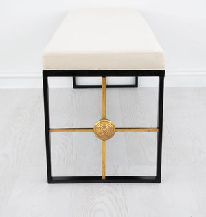 Zeugma BNC30 Black and Gold Long Bench