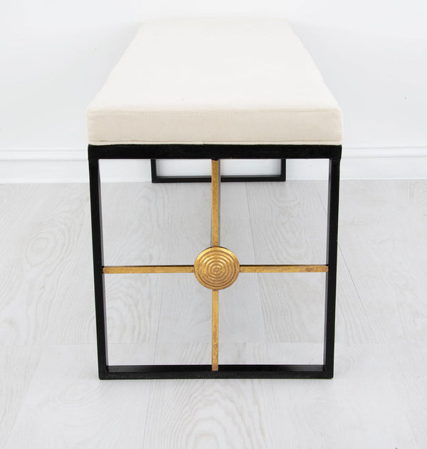 Zeugma BNC30 Black and Gold Long Bench